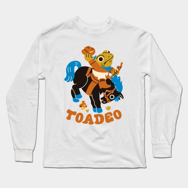 Toadeo the Toad Rodeo Long Sleeve T-Shirt by obinsun